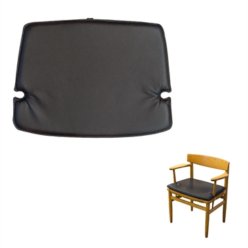 Reversible Seat cushion in Elmo Baltique Leather for BM 538 Øresund chair with armrests